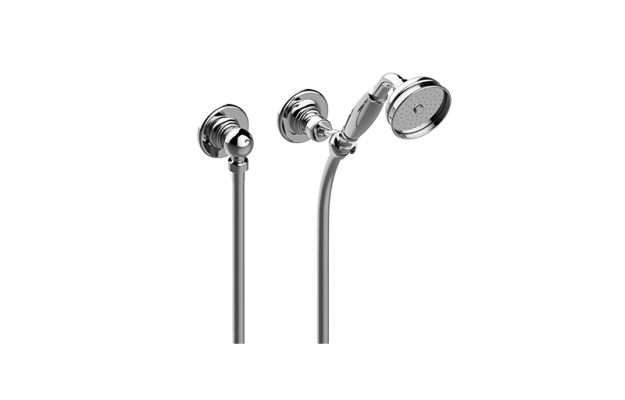 סט נקודת מים, מאחז, צינור ומזלף בסגנון וינטג'